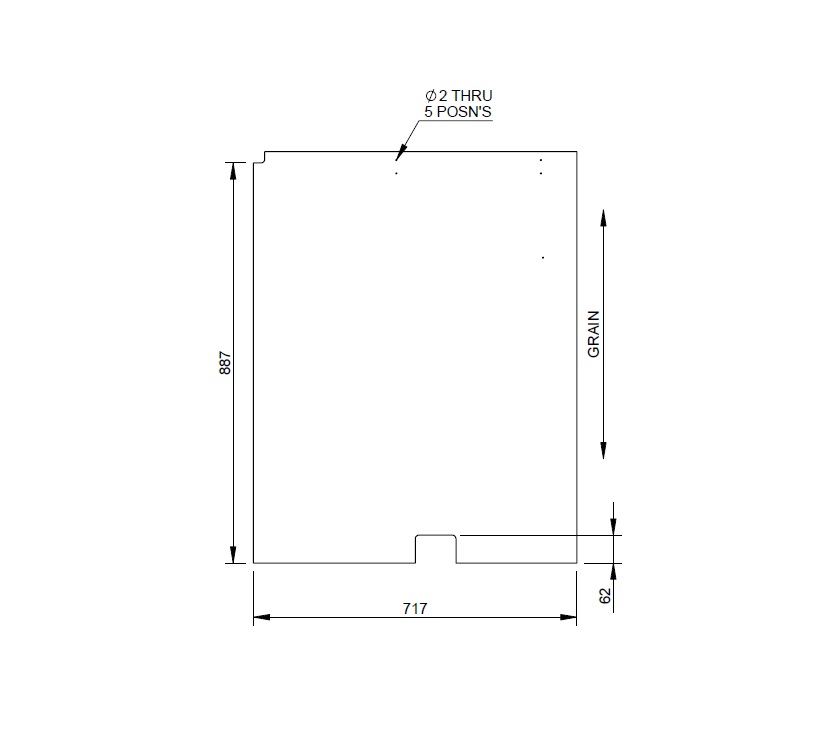 Read more about UN4 Kitchen L/H End Panel product image