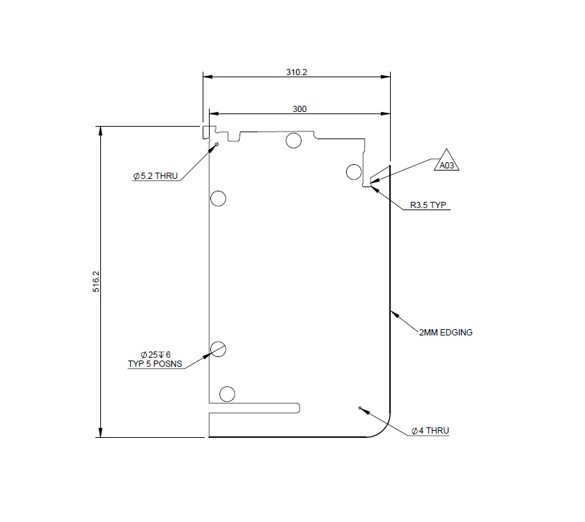 Read more about UN4 Val Bar Fixed Bed N/S Locker R/H Cheek product image