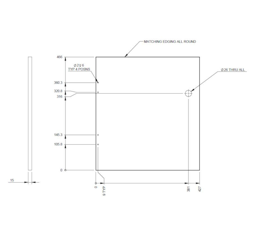 Read more about AE2 STD Vanity Door (Revision A01) product image