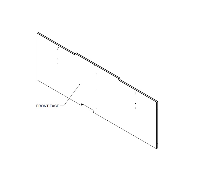 UN4 Island Bed Front Face Panel