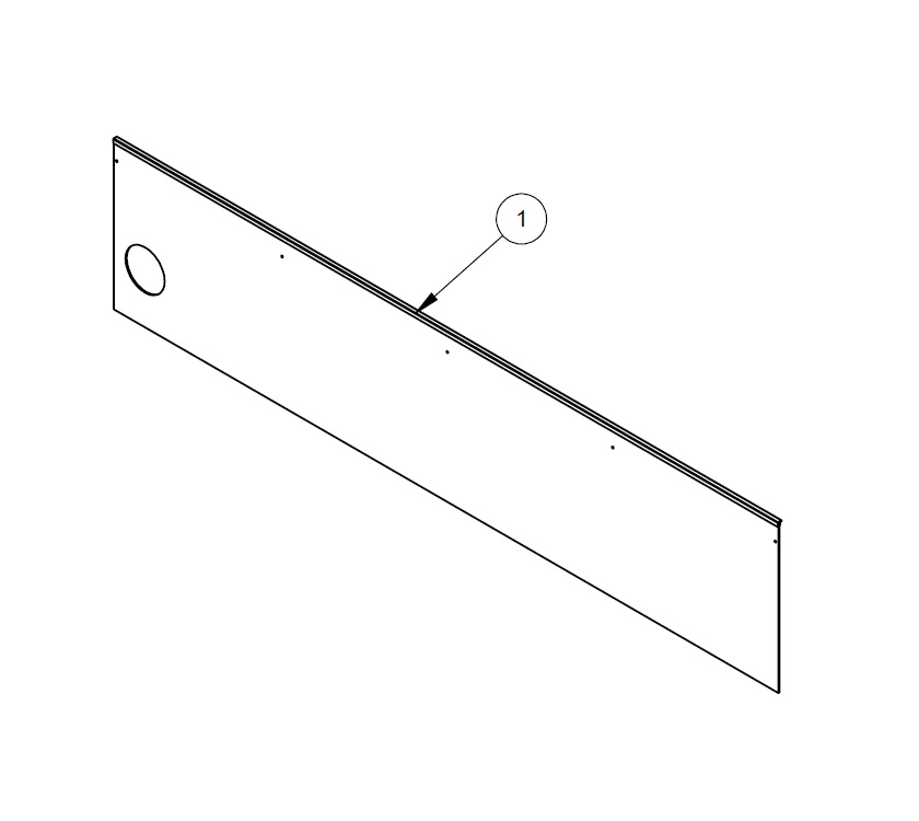 Read more about UN4 Vig Cab Cad N/S Front Bunk Baffle Board product image
