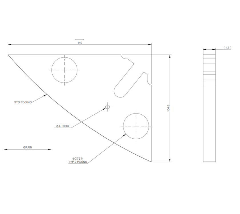 Read more about UN4 Island Bed Corner Brace L/H product image