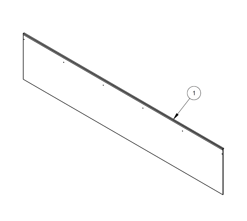 UN4 O/S Front Bunk Baffle Board