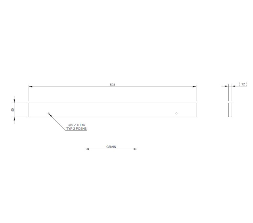 Read more about UN4 Pam Cab Fixed Bed Locker Wiring Cover Top product image