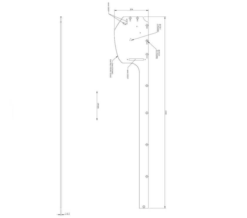 Read more about AH2 75-2 Front N/S Full Height Bunk End product image