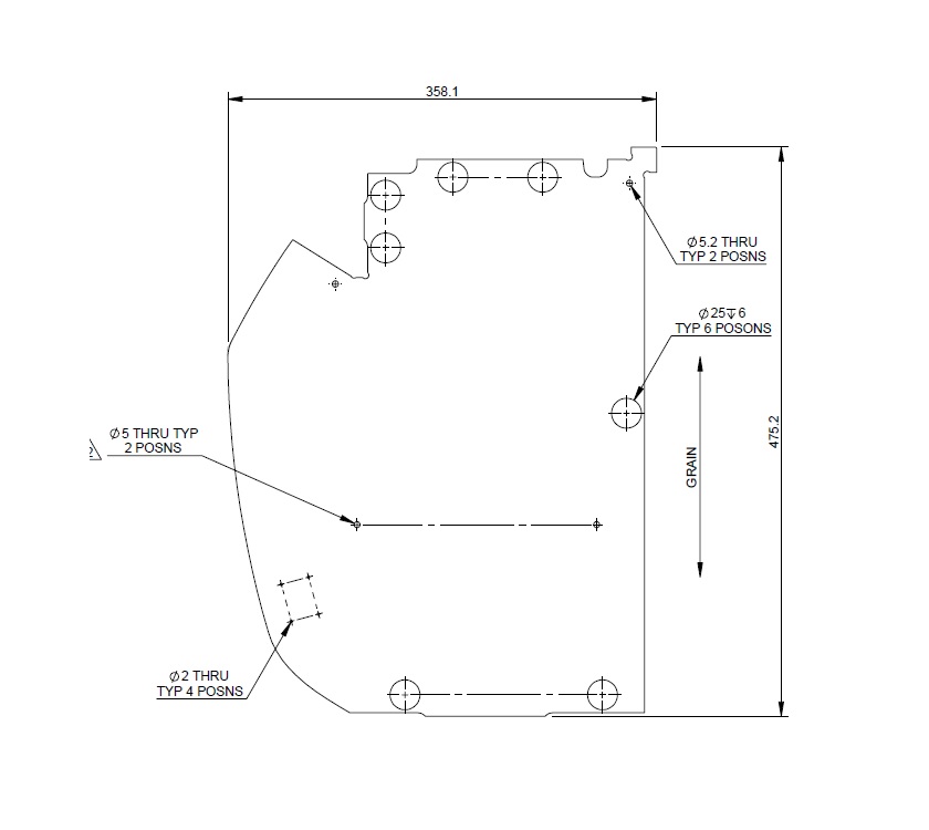 Read more about AH2 75-2 O/S Front Locker Centre Divider product image