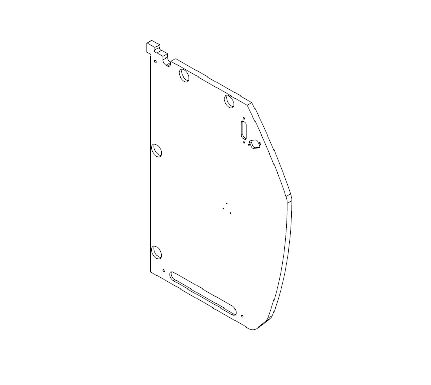 Read more about AH2 Fixed Bed Locker N/S R/H End Panel product image