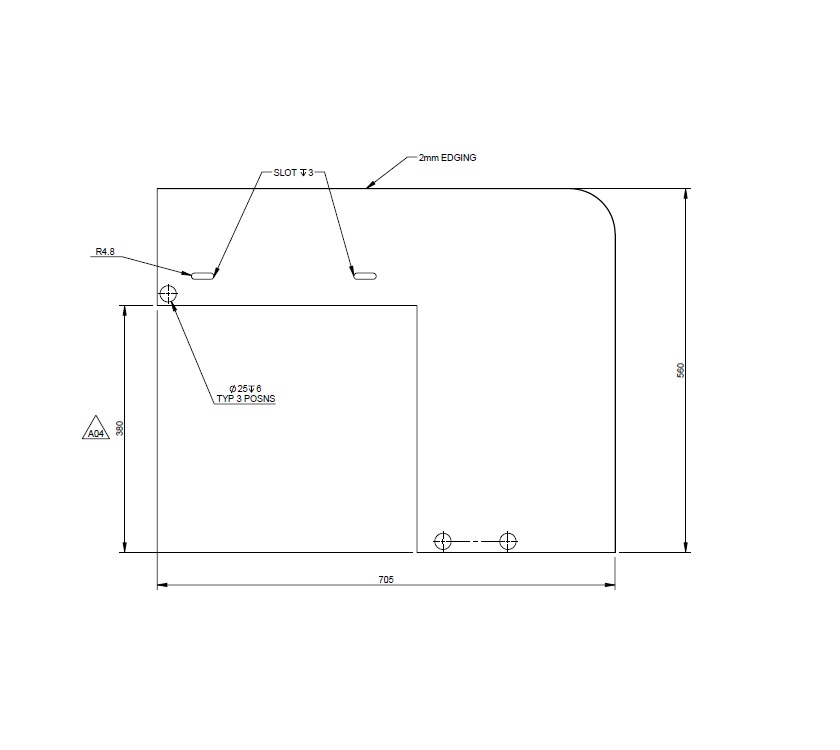 Read more about AH2 79-6 Rear Lounge N/S Bunk External Cheek product image