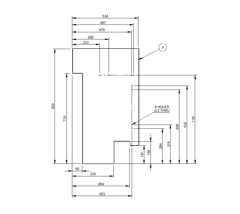 Approach Advance 665 Kitchen R/H End Panel