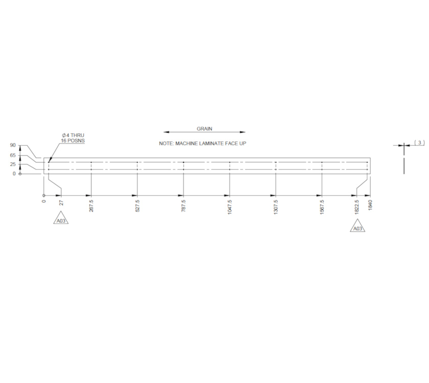 Read more about UN4 SEG Fixed Bed Bottom Baffleboard Lower Ply product image