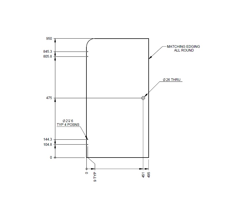 Read more about AE2 76-2 & 76-4 Washroom Cupboard Door product image