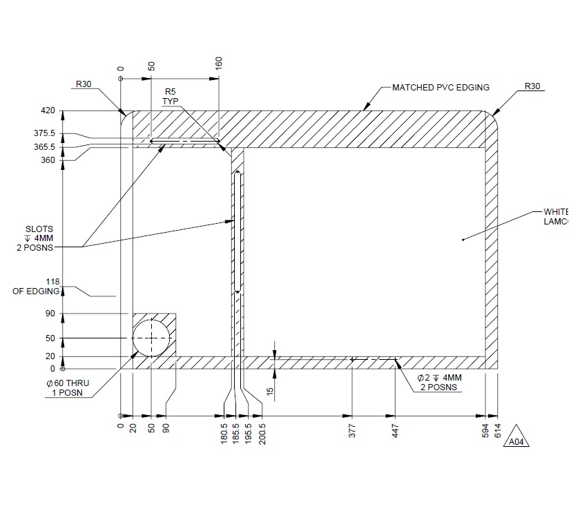UN4 Segovia Sideboard Worktop (Revision A04)