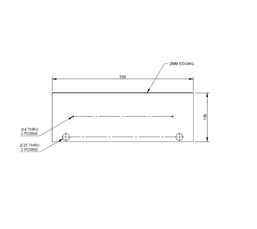 Read more about AE1 665 Washroom False Floor Face Plinth product image