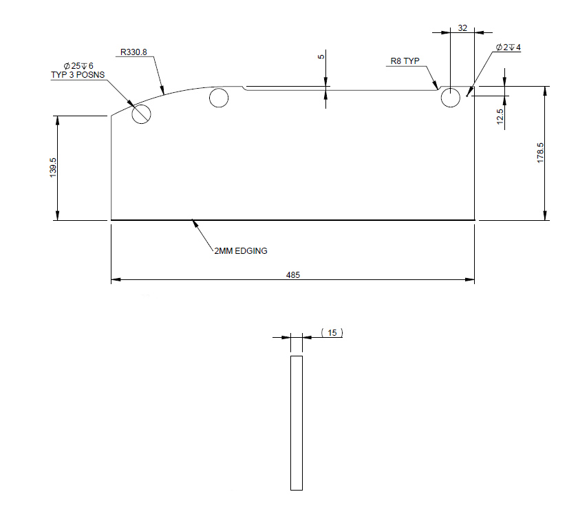 UN4 Valencia Toilet Cupboard Face Header