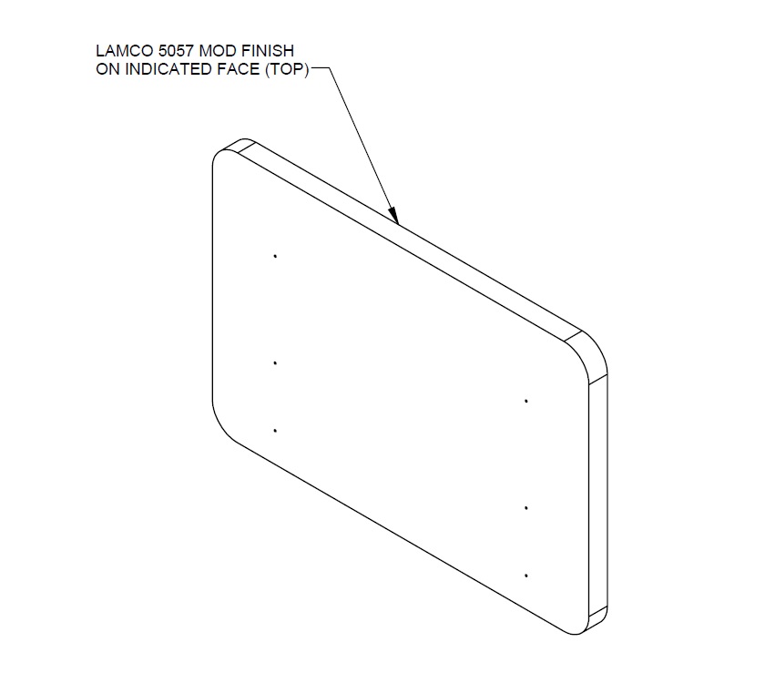 AE2 66-2 Kitchen Worktop Extension Flap (Rev A02)