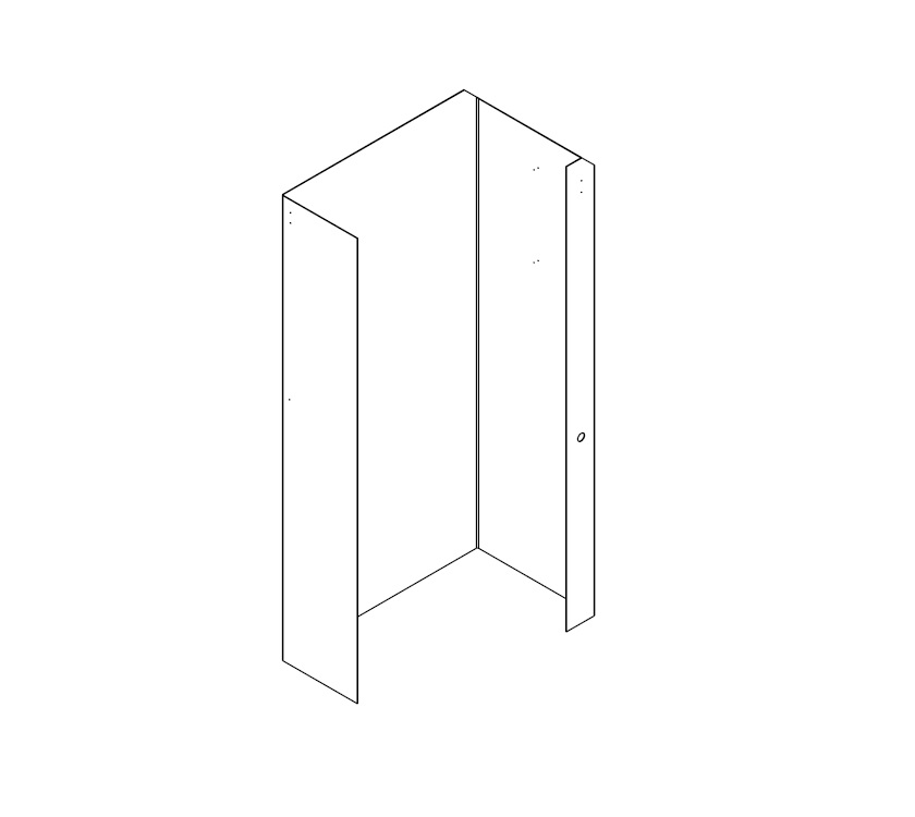AH2 79-4 79-4T TC Shower Cubicle Wall
