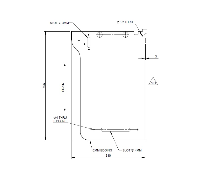 UN4 Madrid Sideboard Locker L/H End