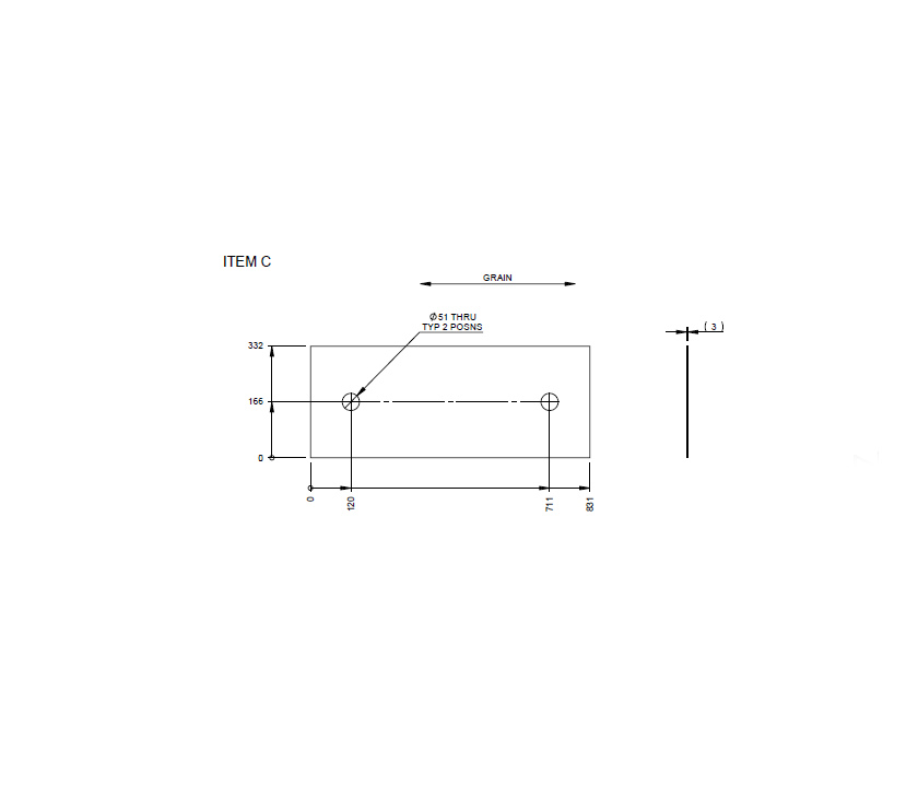 AH2 75-2 75-4 Fixed Bed Locker Rear Base