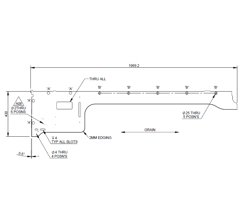 Read more about UN4 Seville Full Height Microwave L/H Cheek product image
