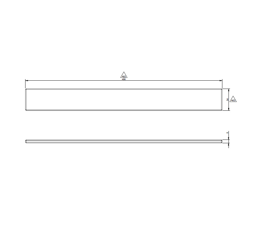 AH2 79-4 75-4 Travel Seat Bed Slat 486mm