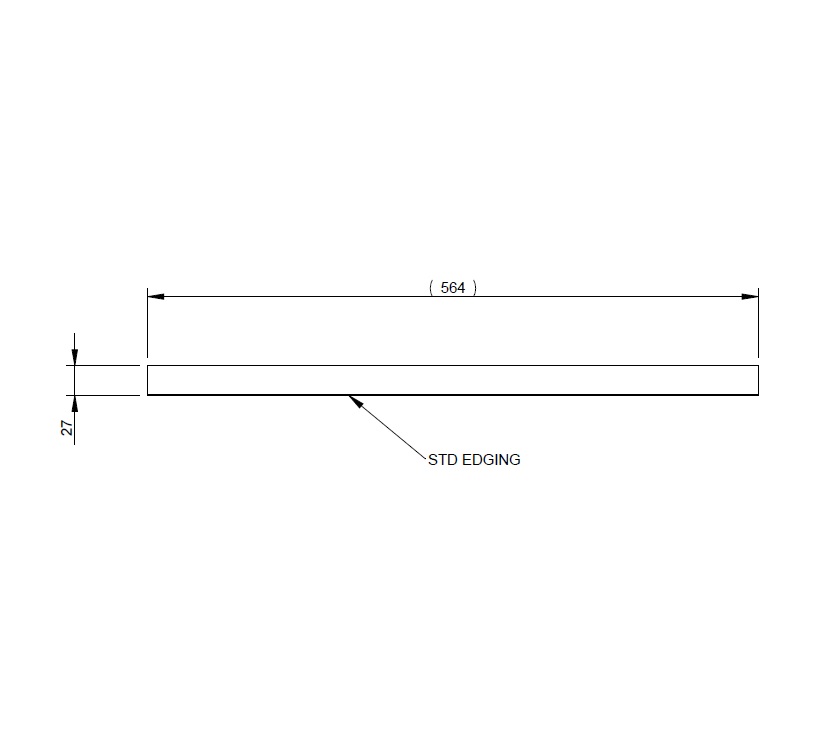 UN4 COD Chest of Drawers Horizontal Face Panel