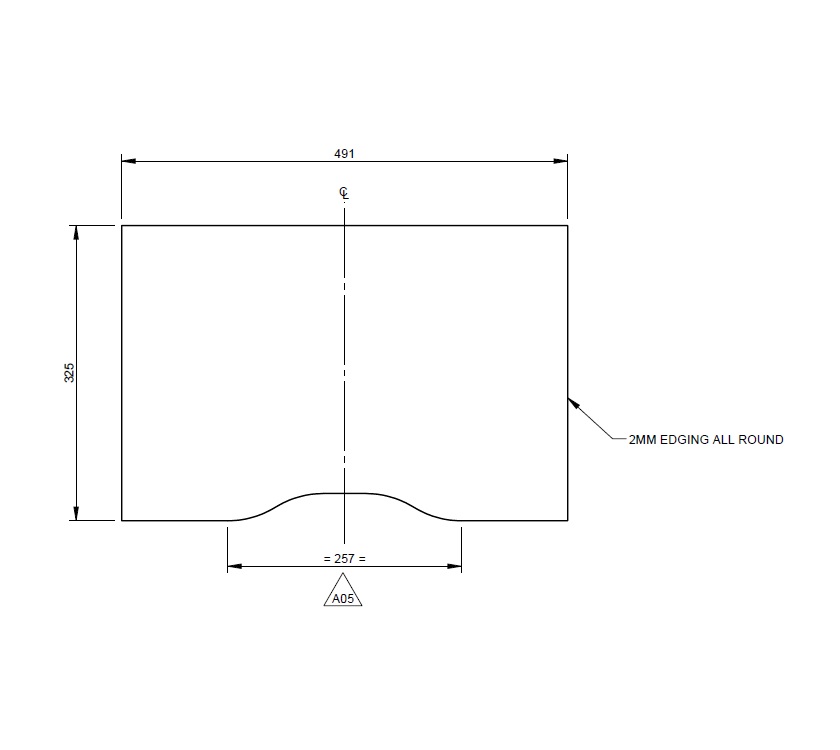 Read more about AH2 O/S Travel Seat Sliding Frame R/H Facia product image