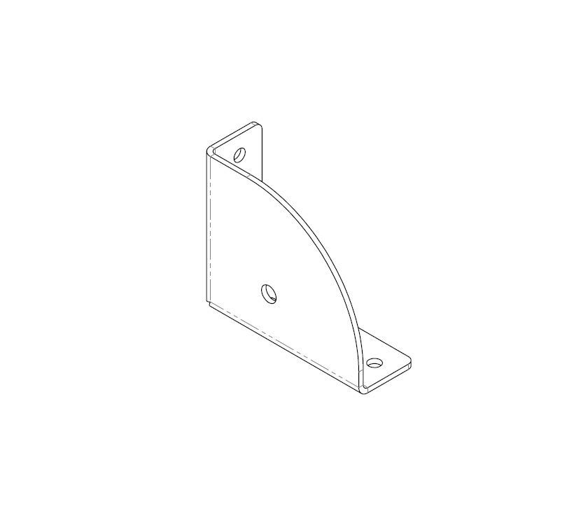 AH2 79-4 REAR BED LINKAGE MTG BRACKET L/H