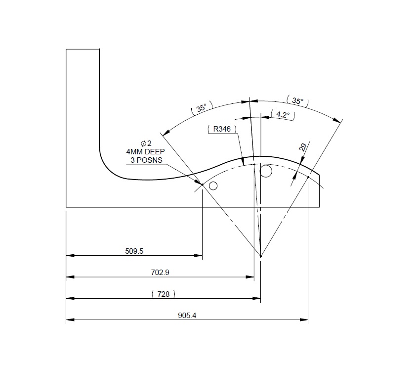 Autograph II 79-4 TC Vanity Unit Worktop (RevA05)