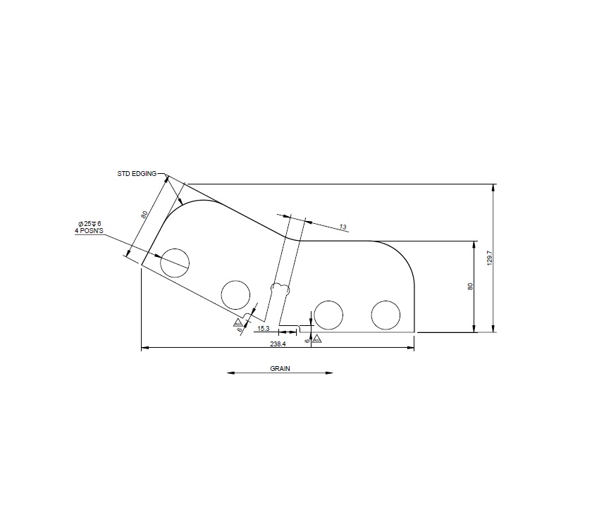 Read more about AH2 75-2 & 75-4 Fixed Bed Corner Support product image