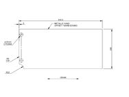 Auto II 75-2 75-4 Kitchen Locker Fixed Shelf