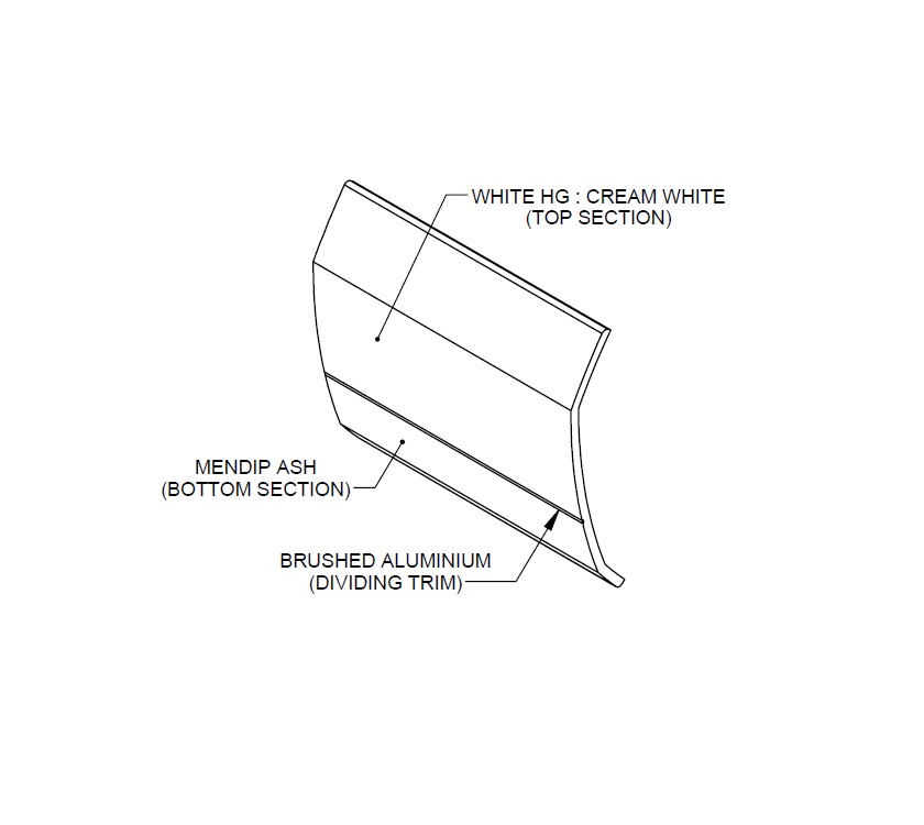AH2 794/PA 79T Front N/S Locker Door 510 mm