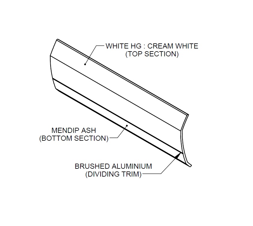 AH2 752/PA 754/PA Top Locker Door 1272 mm