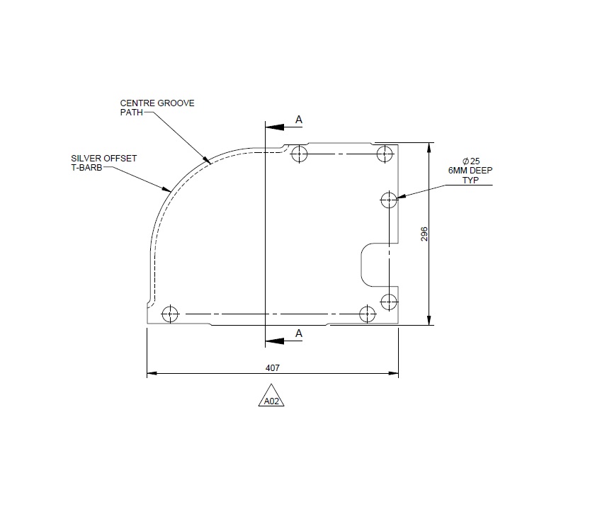Autograph II 75-2 Washroom Upper Storage Shelf