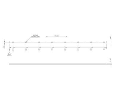 AH2 794T Door Receiver End Panel