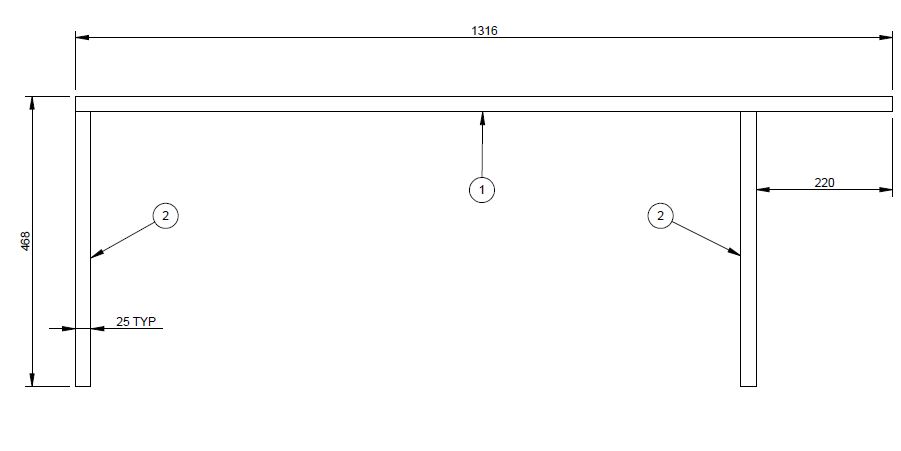 Read more about UN4 Sliding Island Bed Rear Support Frame product image