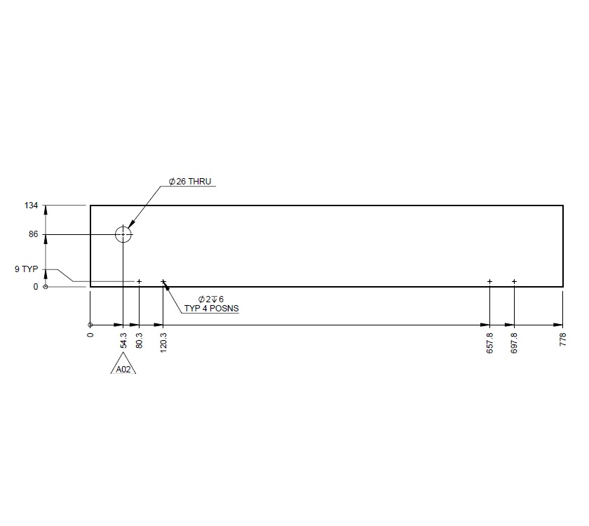 Read more about AE2 76-2 & 76-4 Kitchen Angled Panel Door 778x134m product image