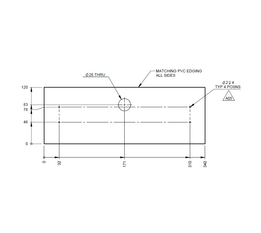 Read more about AE2 70-6 Kitchen Drawer Face Panel product image