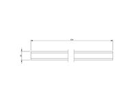 AE2 70-6 Rear Pull Out Bed Slat 834x29x15mm