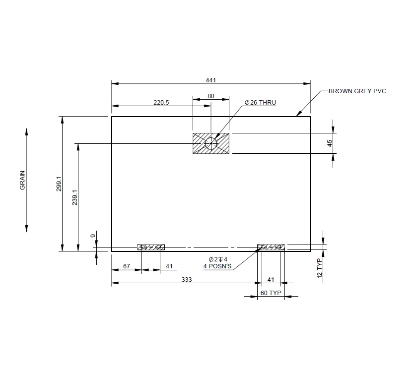 Read more about AH2 75-2 75-4 Robe PDU Access Door 441x299mm product image