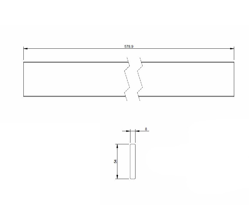 AE2 O/S Lounge Bunk Slat 578mm