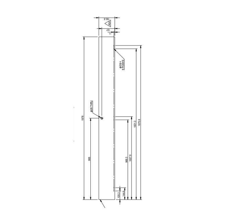 Read more about AE2 AL1 O/S Robe L/H Door 1976x193x15mm (Rev A04) product image