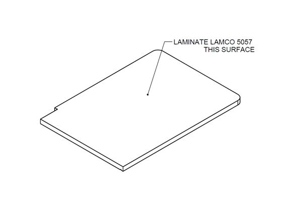 AE2 76-2 & 76-4 Gas Box Sideboard Worktop (RevA04) product image