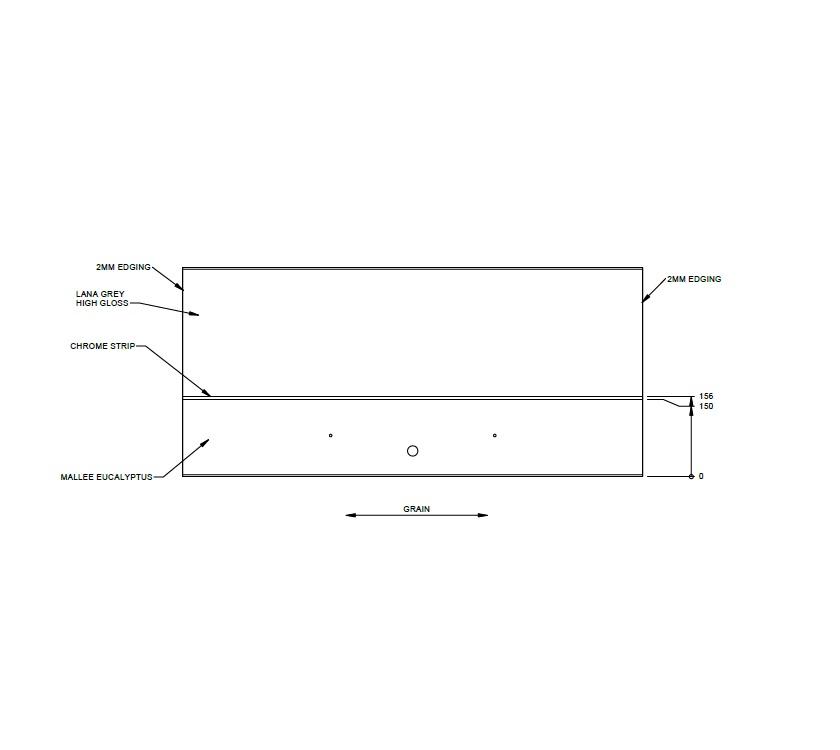 Read more about AE2 AL1 66-2 Top Locker Door 897x407x15mm (Gloss) product image