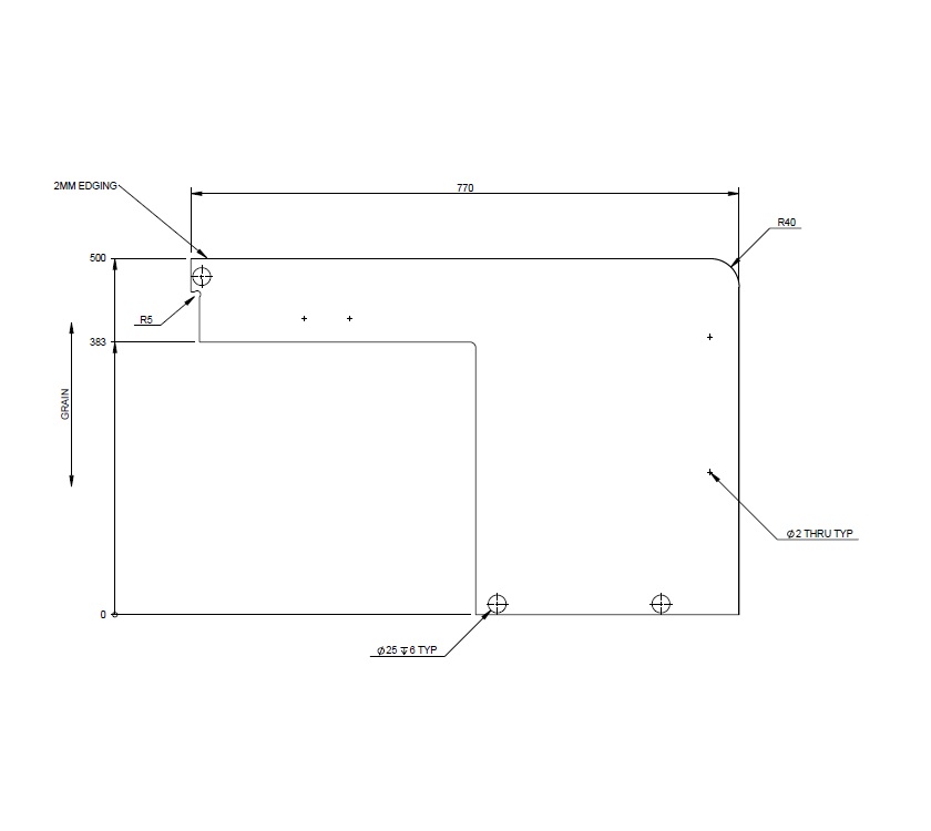 Read more about AE2 66-2 O/S Kitchen Bunk Fascia product image