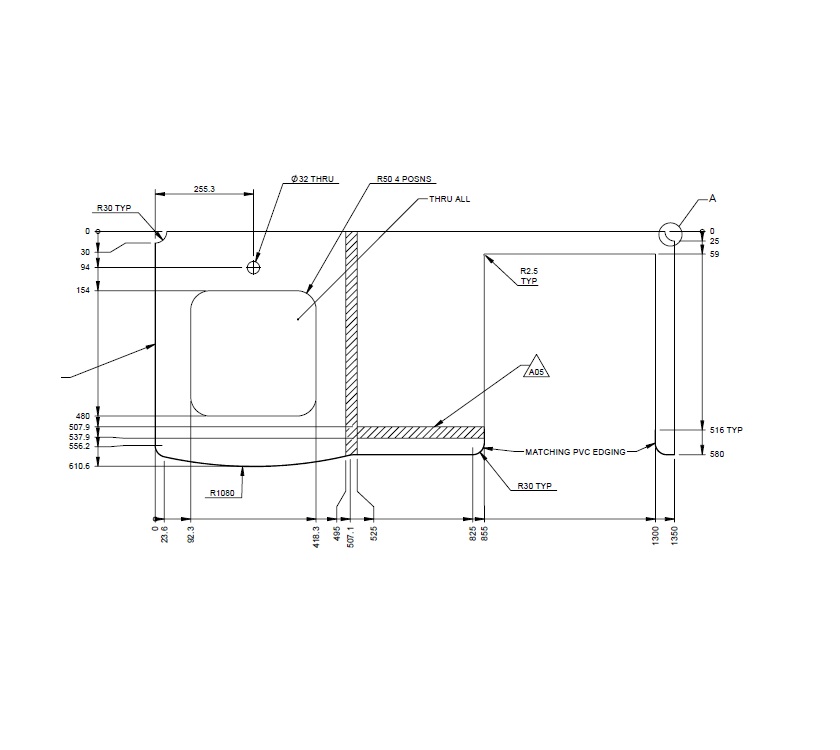 AE2 70-6 Kitchen Worktop (Revision A05)