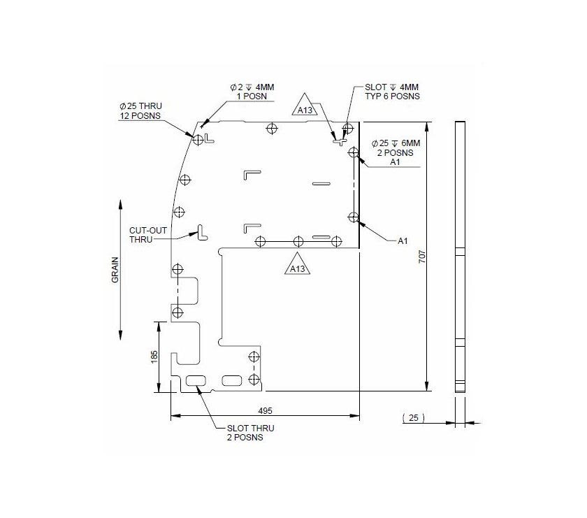 PX1 STD COD R/H Side