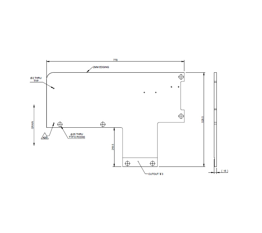 AE2 66-2 N/S Bunk Cheek