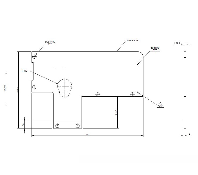Read more about AE2 66-2 O/S Bunk Cheek product image