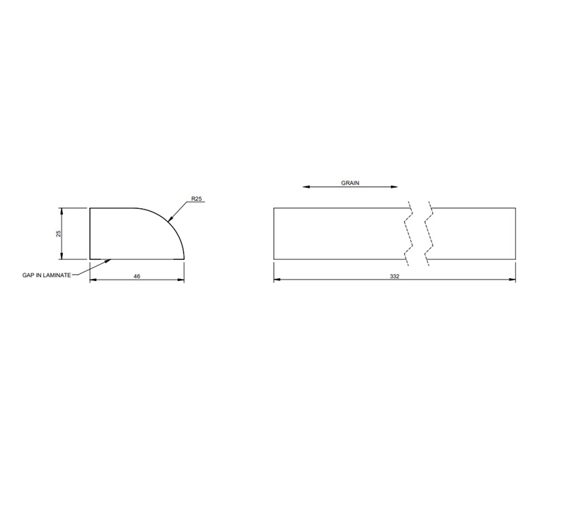 Read more about AG1 COD Chest of Drawers Corner MDF Profile product image