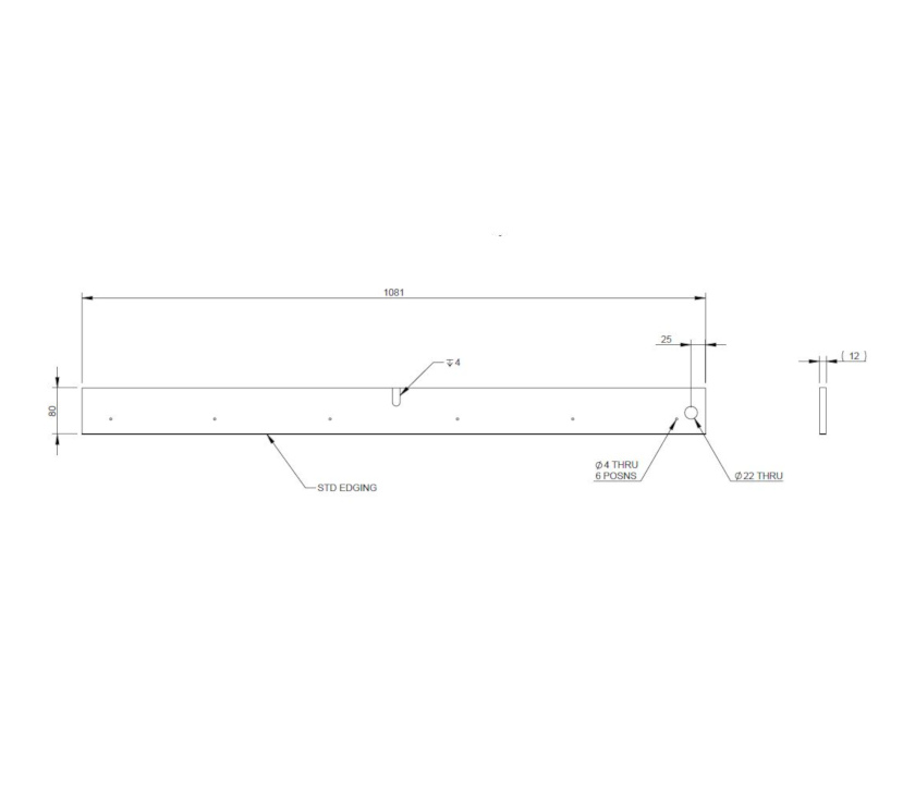 Read more about UN4 Front O/S Locker Hinge Panel product image